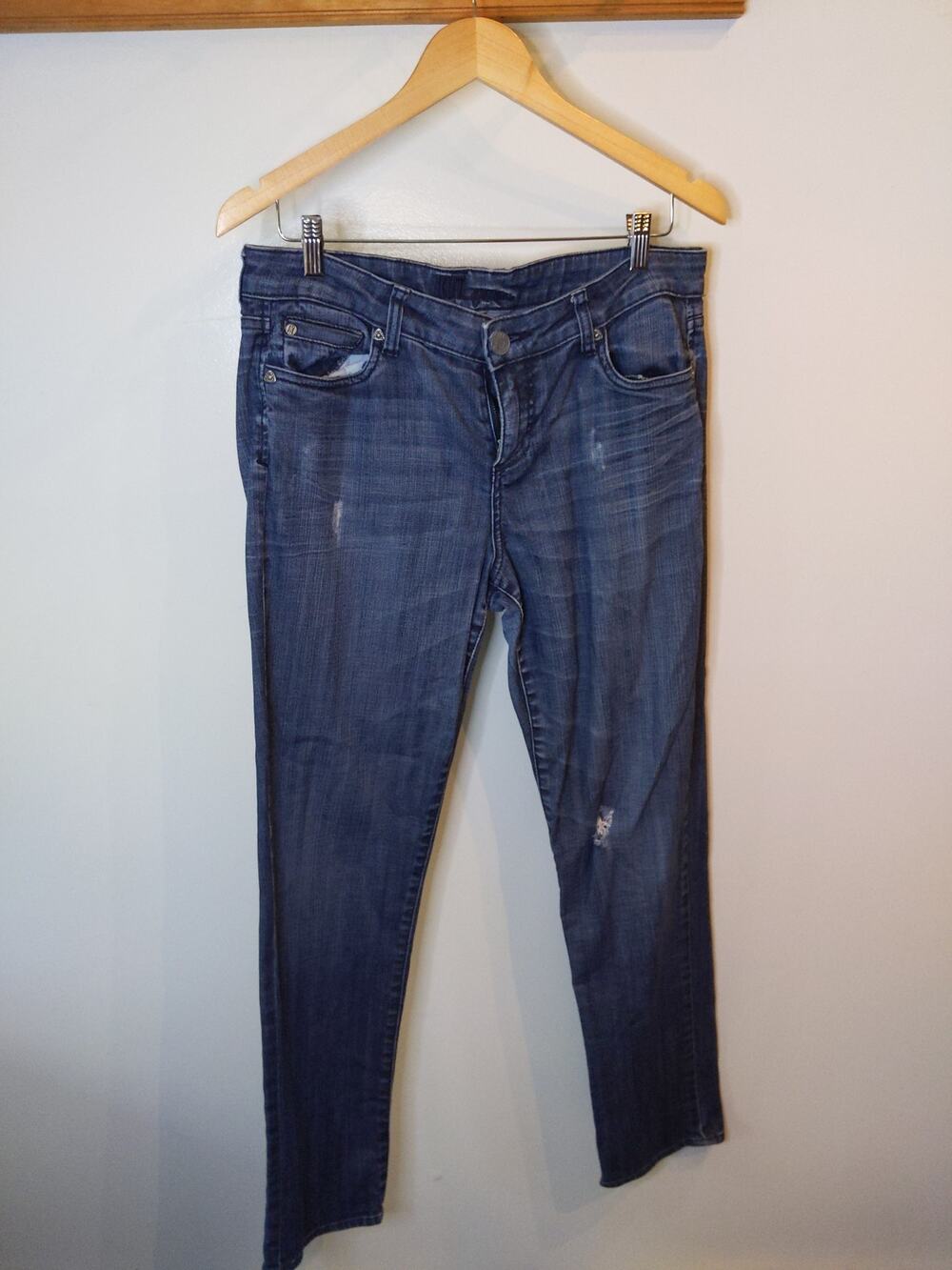 KUT FROM THE KLOTH Catherine Mid Rise Boyfriend Jeans Size 8 Medium Wash